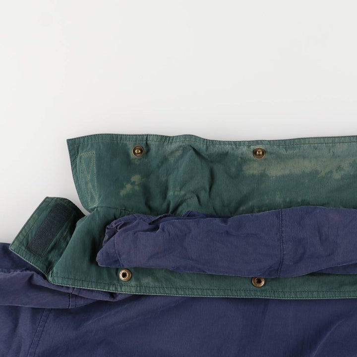 LLBean Mountain Jacket, Shell Jacket, Men's Size L cotton navy blue type Vintage Second Hand