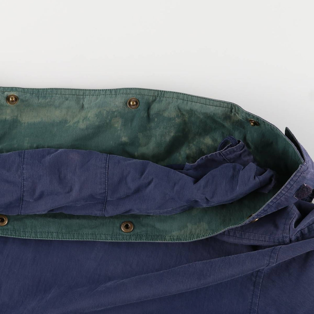 LLBean Mountain Jacket, Shell Jacket, Men's Size L cotton navy blue type Vintage Second Hand