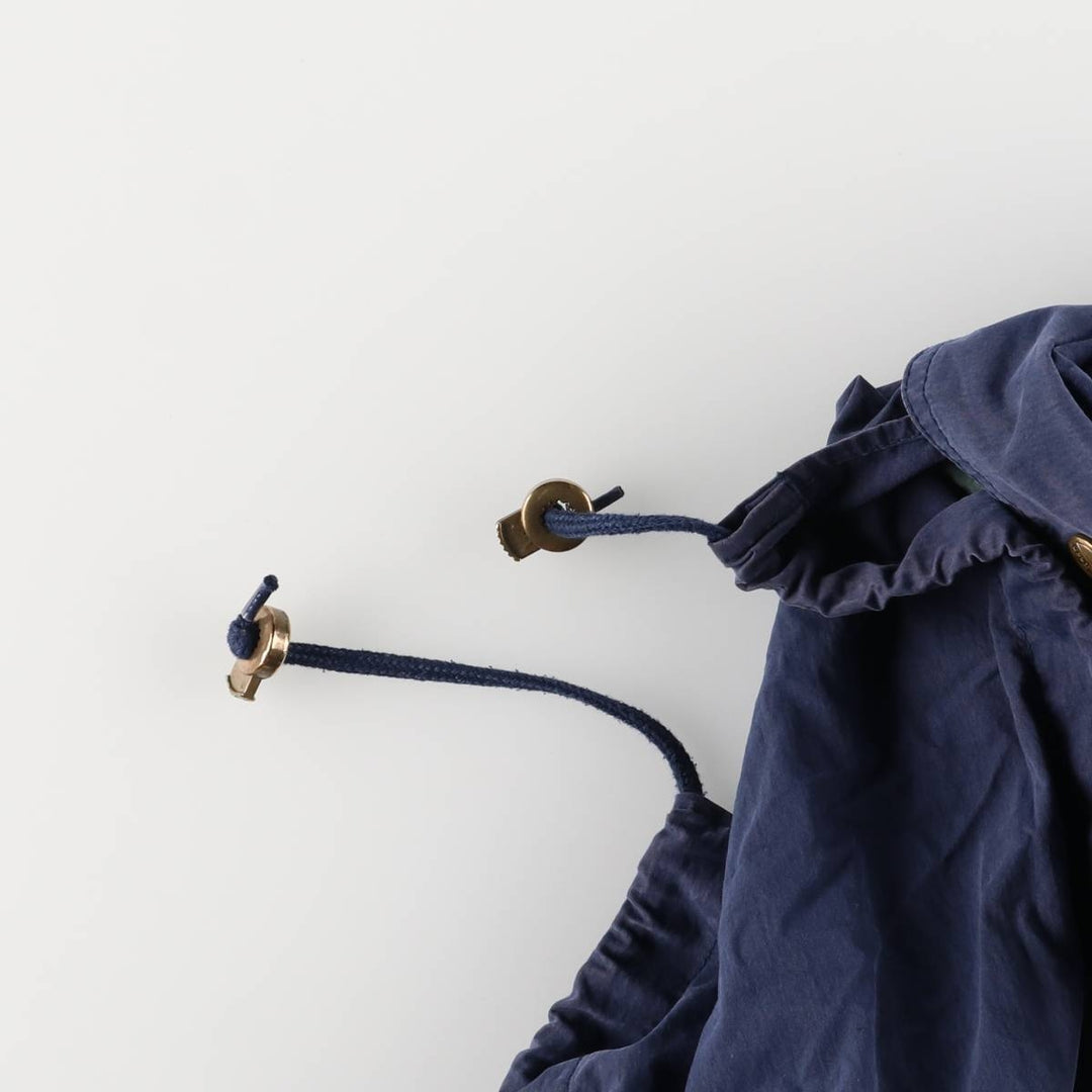 LLBean Mountain Jacket, Shell Jacket, Men's Size L cotton navy blue type Vintage Second Hand