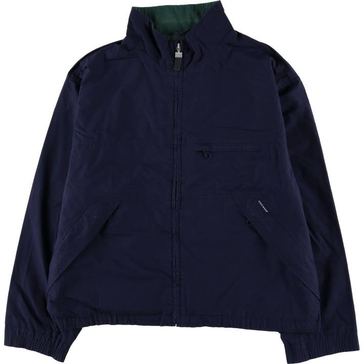 2000'S Eddie Bauer Mountain Jacket, Shell Jacket, Men's Size L cotton navy blue type Vintage Second Hand
