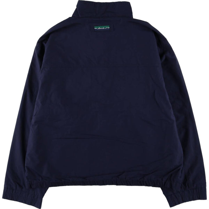 2000'S Eddie Bauer Mountain Jacket, Shell Jacket, Men's Size L cotton navy blue type Vintage Second Hand