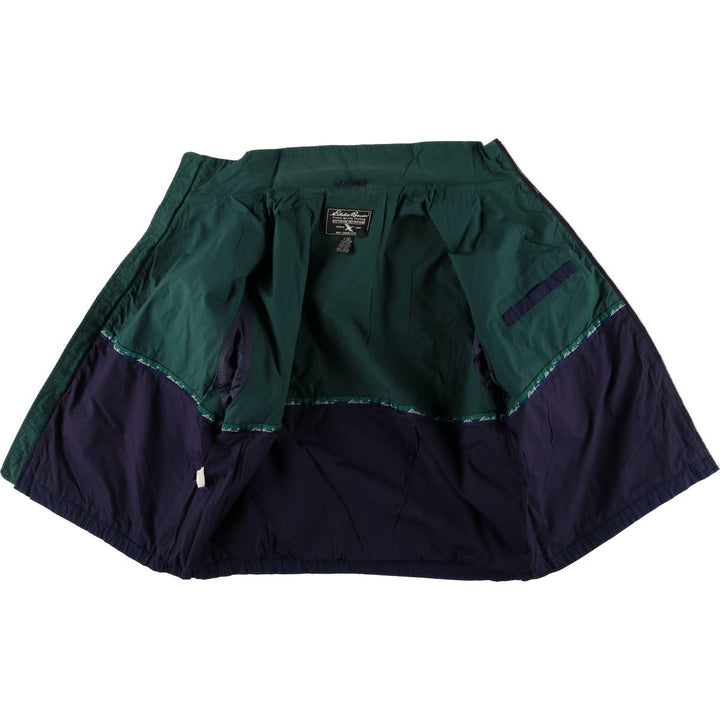 2000'S Eddie Bauer Mountain Jacket, Shell Jacket, Men's Size L cotton navy blue type Vintage Second Hand