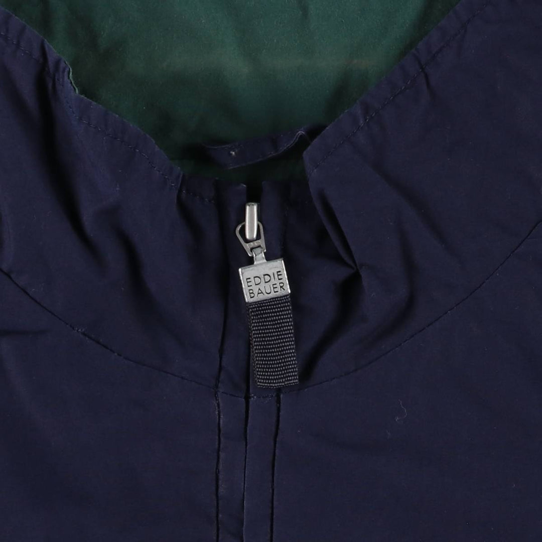 2000'S Eddie Bauer Mountain Jacket, Shell Jacket, Men's Size L cotton navy blue type Vintage Second Hand