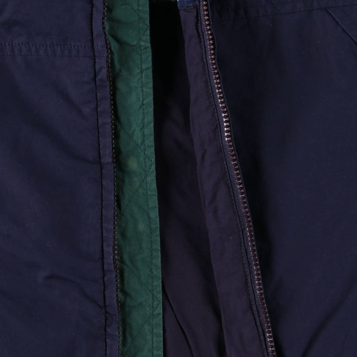 2000'S Eddie Bauer Mountain Jacket, Shell Jacket, Men's Size L cotton navy blue type Vintage Second Hand
