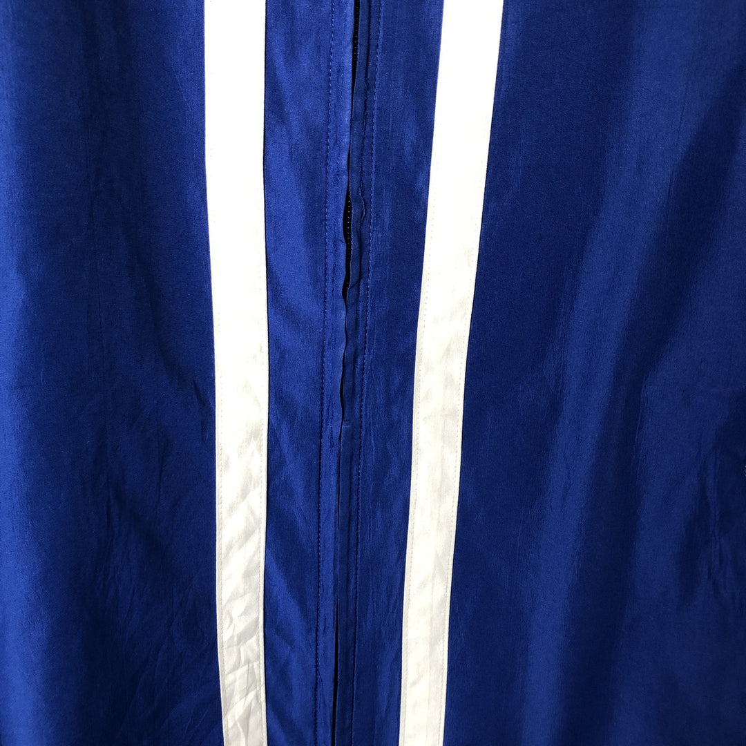 Ralph Lauren CHAPS hooded windbreaker, men's size L polyester blue type Vintage Second Hand