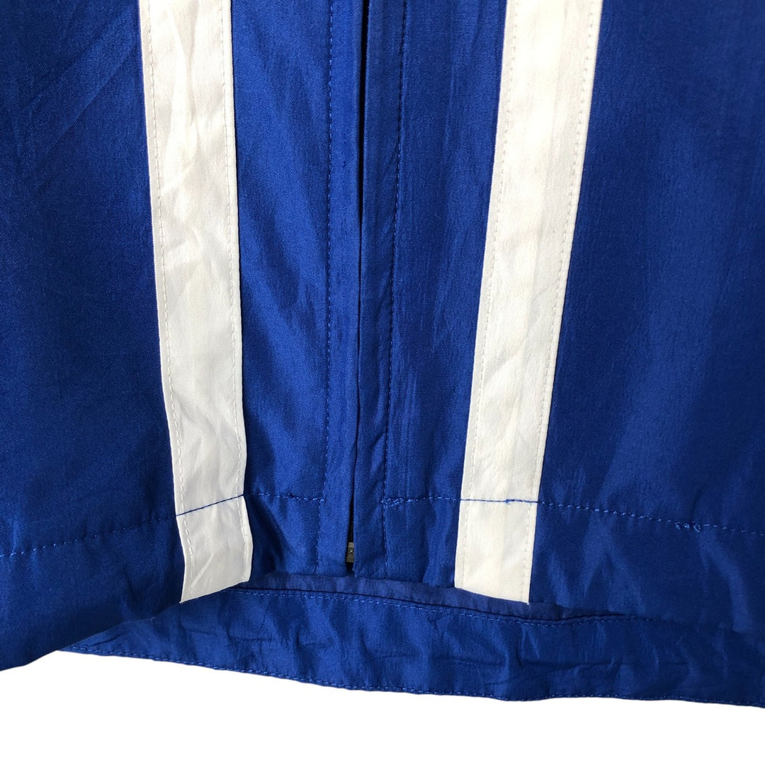 Ralph Lauren CHAPS hooded windbreaker, men's size L polyester blue type Vintage Second Hand