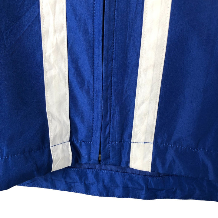 Ralph Lauren CHAPS hooded windbreaker, men's size L polyester blue type Vintage Second Hand