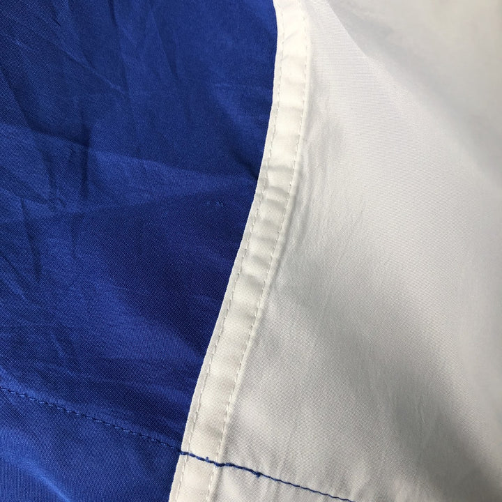Ralph Lauren CHAPS hooded windbreaker, men's size L polyester blue type Vintage Second Hand
