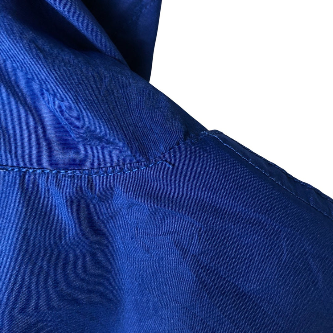 Ralph Lauren CHAPS hooded windbreaker, men's size L polyester blue type Vintage Second Hand