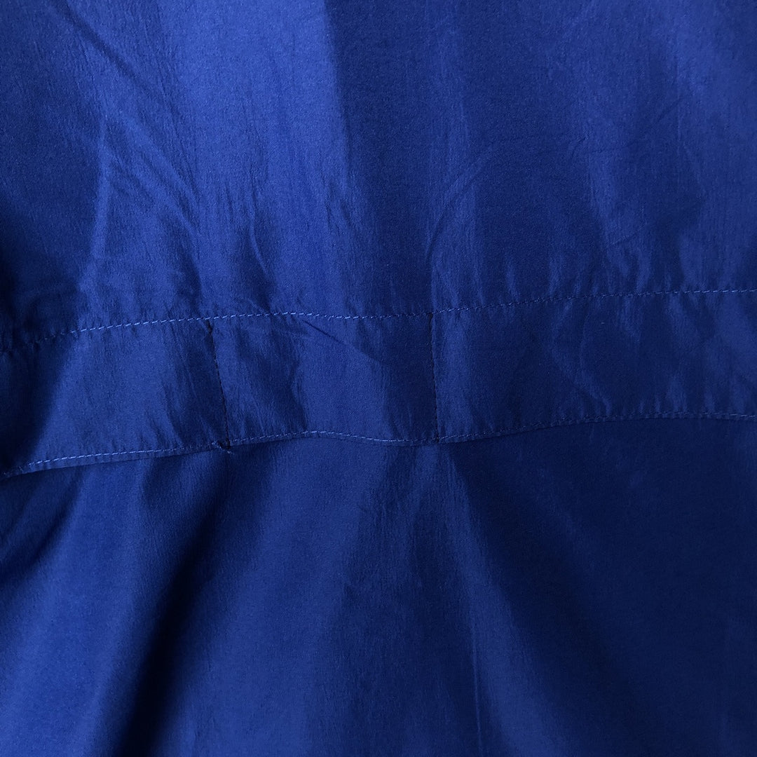 Ralph Lauren CHAPS hooded windbreaker, men's size L polyester blue type Vintage Second Hand