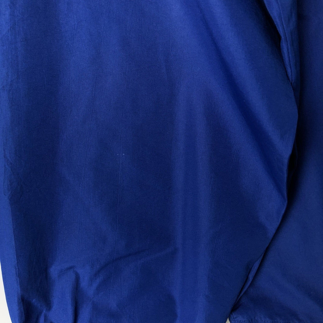 Ralph Lauren CHAPS hooded windbreaker, men's size L polyester blue type Vintage Second Hand