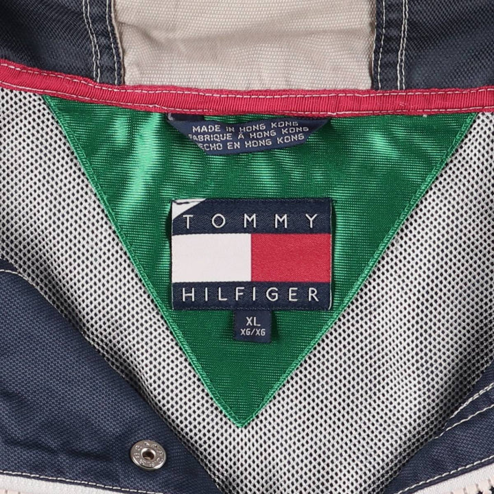 Tommy Hilfiger Anorak Parka Men's XL polyester navy blue type Vintage Second Hand
