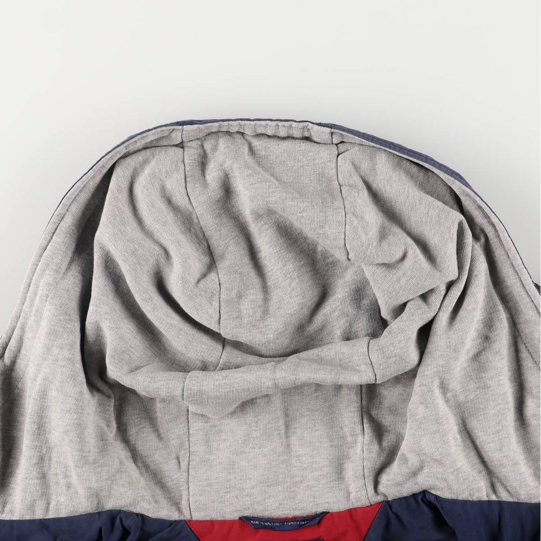 90'S Tommy Hilfiger nylon parka, men's size L, vintage Nylon navy blue type Vintage Second Hand