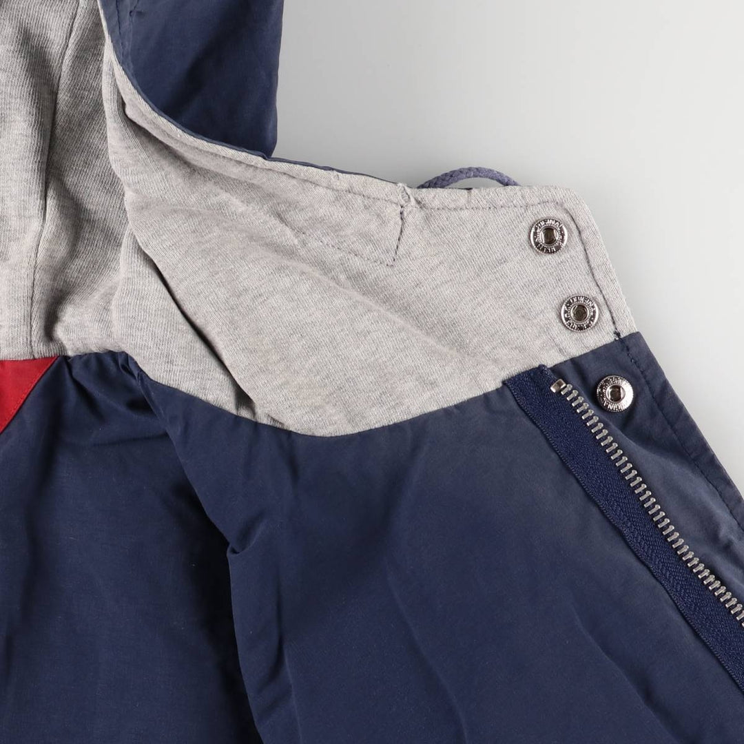 90'S Tommy Hilfiger nylon parka, men's size L, vintage Nylon navy blue type Vintage Second Hand