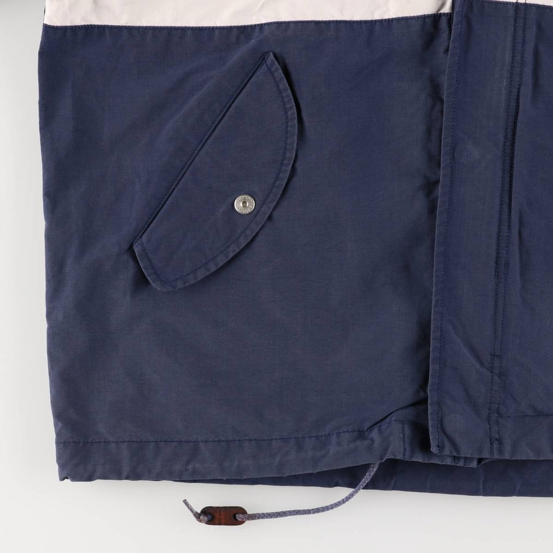 90'S Tommy Hilfiger nylon parka, men's size L, vintage Nylon navy blue type Vintage Second Hand