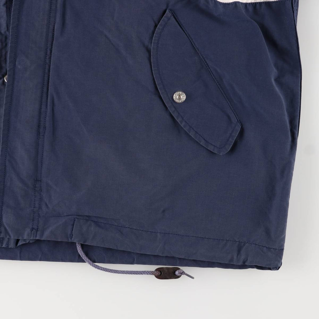 90'S Tommy Hilfiger nylon parka, men's size L, vintage Nylon navy blue type Vintage Second Hand