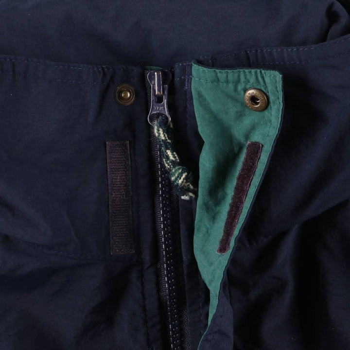 Vintage 90'S Timberland nylon jacket, size M, men's Nylon navy blue type Vintage Second Hand