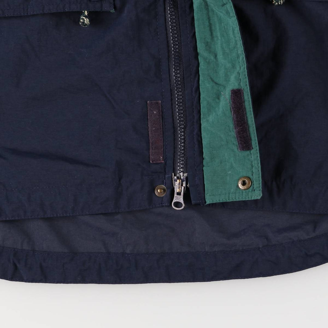 Vintage 90'S Timberland nylon jacket, size M, men's Nylon navy blue type Vintage Second Hand