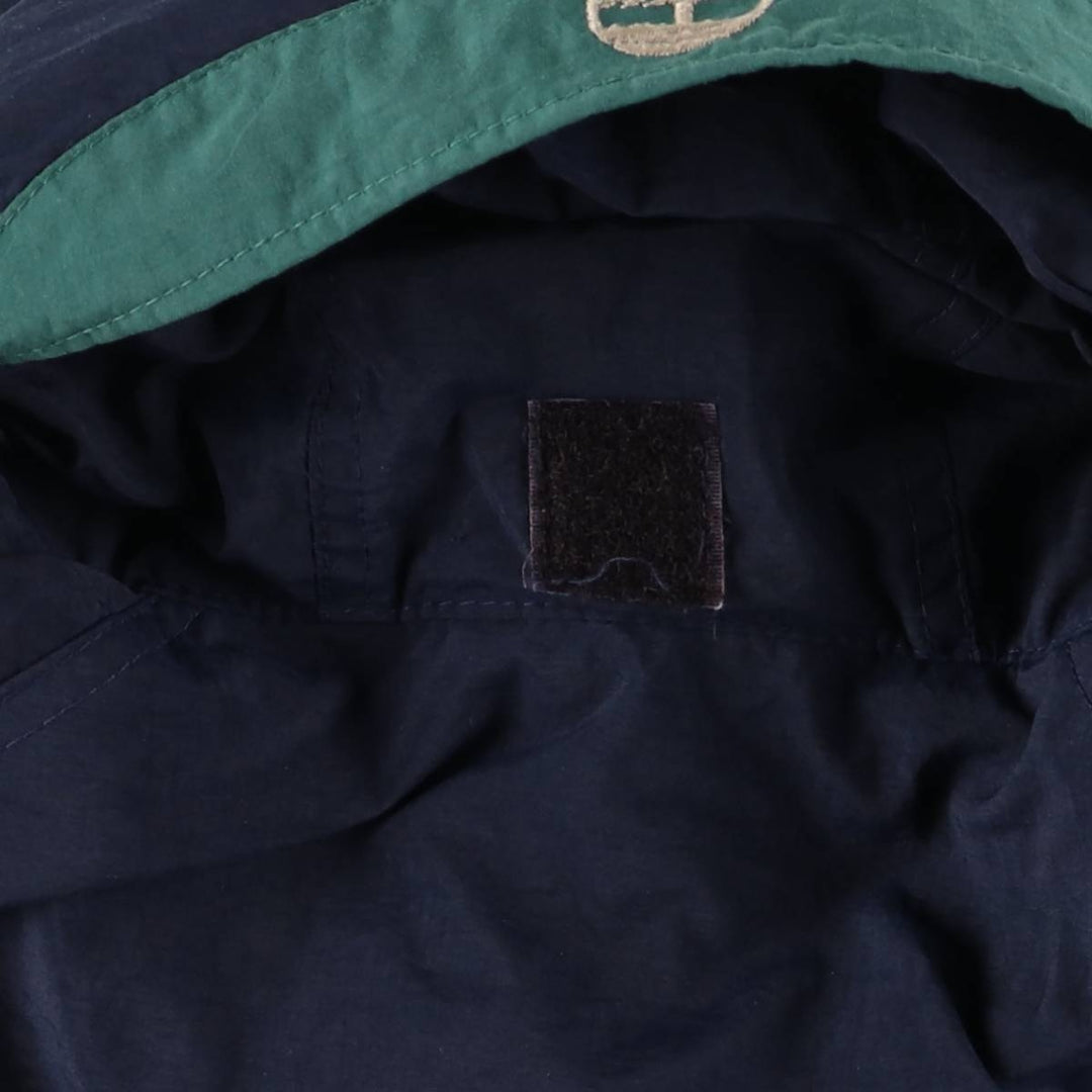 Vintage 90'S Timberland nylon jacket, size M, men's Nylon navy blue type Vintage Second Hand
