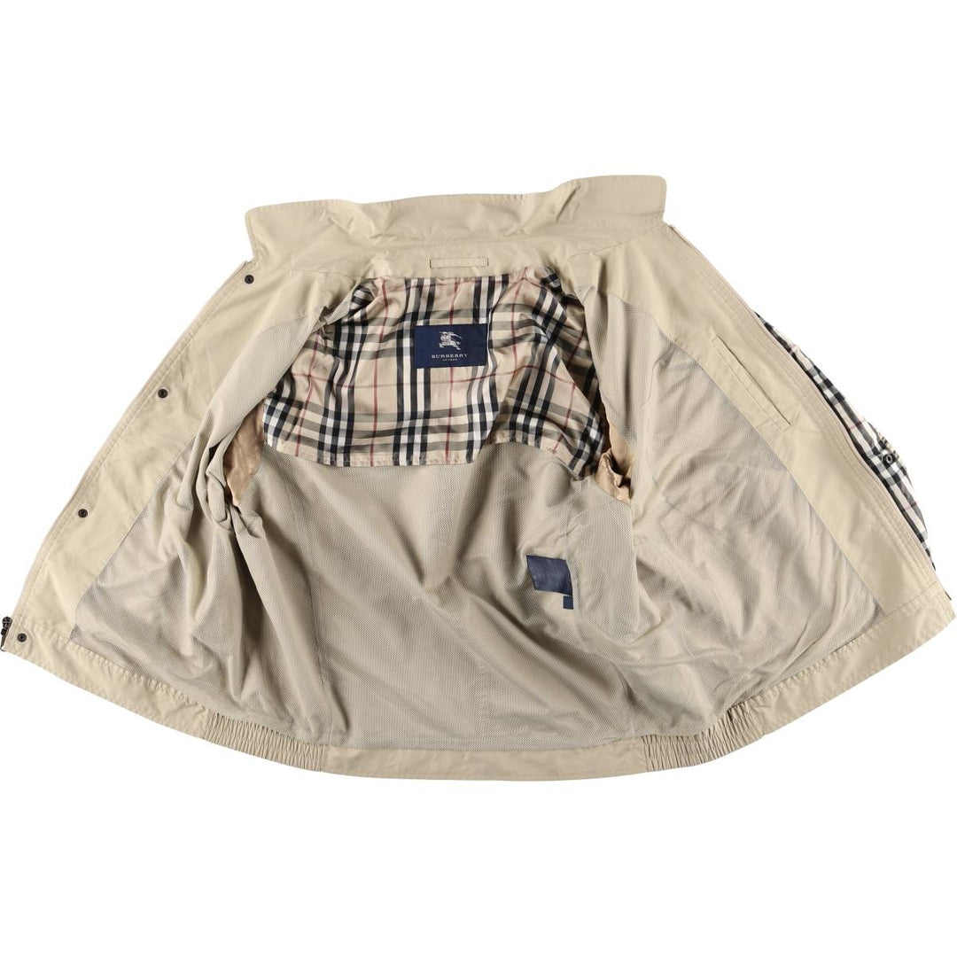 Burberry's BURBERRY LONDON windbreaker, made in the USA, men's size XL polyester Beige type Vintage Second Hand