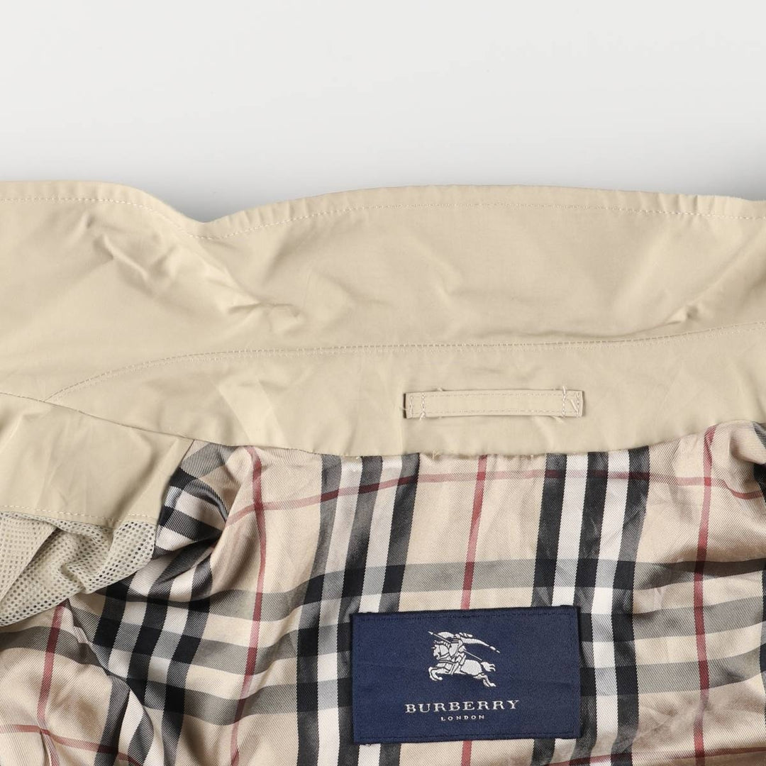 Burberry's BURBERRY LONDON windbreaker, made in the USA, men's size XL polyester Beige type Vintage Second Hand