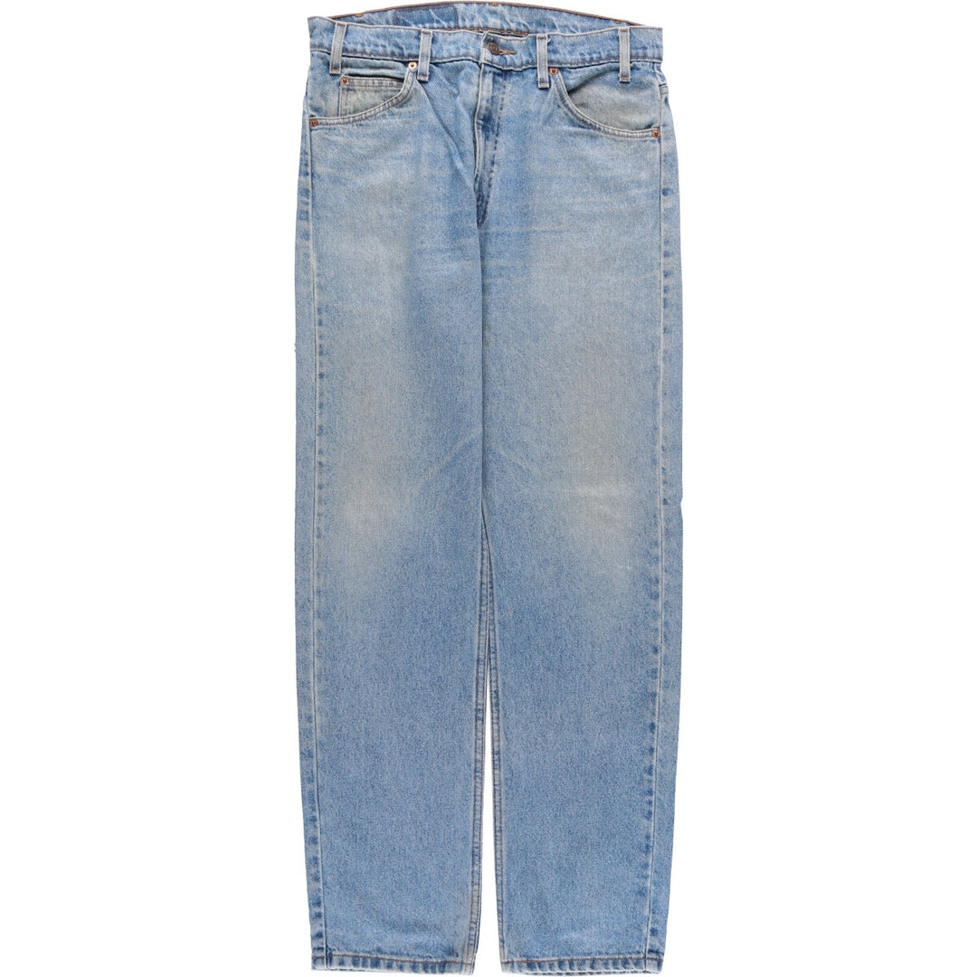90'S Levi's 505 REGULAR FIT STRAIGHT LEG Orange Tab Tapered Denim Pants Men's W34 Vintage cotton blue type Vintage Second Hand