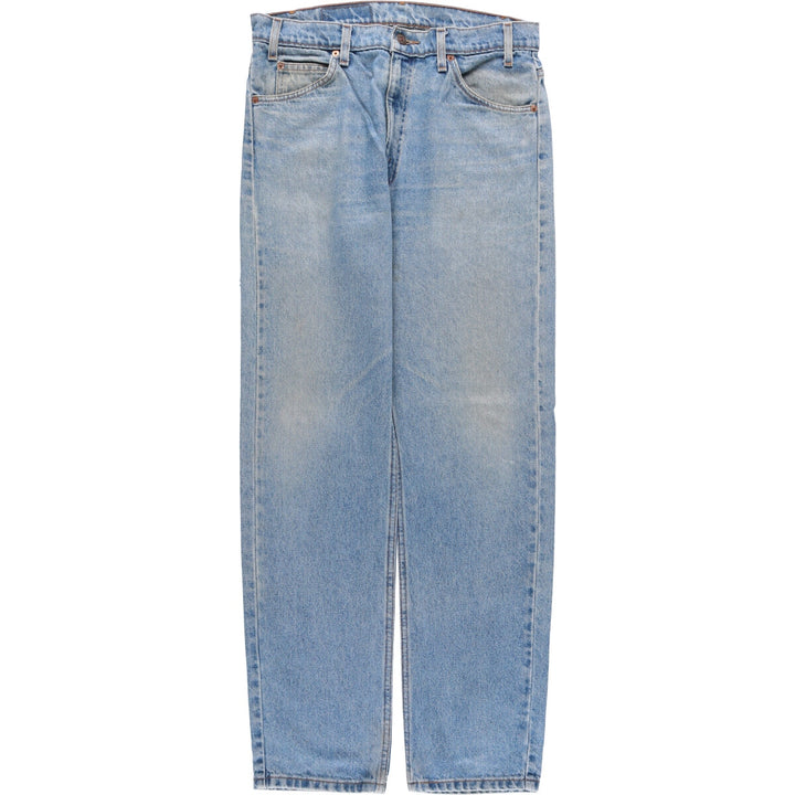 90'S Levi's 505 REGULAR FIT STRAIGHT LEG Orange Tab Tapered Denim Pants Men's W34 Vintage cotton blue type Vintage Second Hand