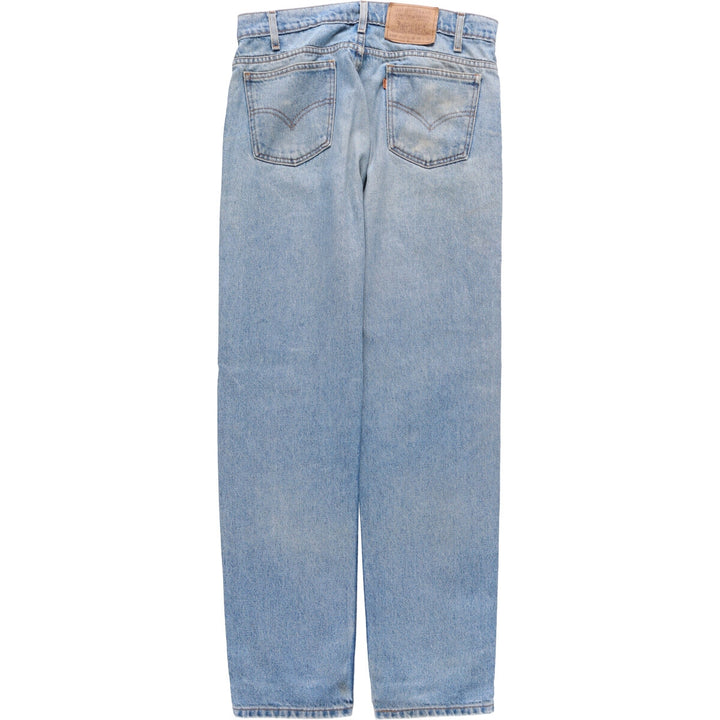90'S Levi's 505 REGULAR FIT STRAIGHT LEG Orange Tab Tapered Denim Pants Men's W34 Vintage cotton blue type Vintage Second Hand