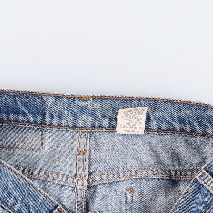 90'S Levi's 505 REGULAR FIT STRAIGHT LEG Orange Tab Tapered Denim Pants Men's W34 Vintage cotton blue type Vintage Second Hand