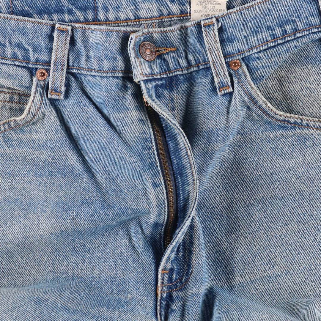90'S Levi's 505 REGULAR FIT STRAIGHT LEG Orange Tab Tapered Denim Pants Men's W34 Vintage cotton blue type Vintage Second Hand
