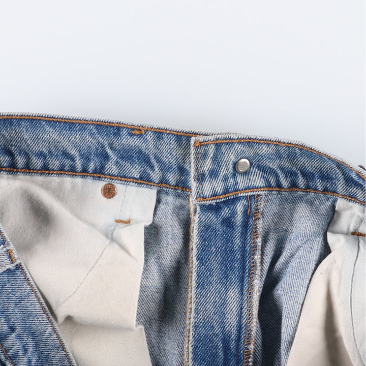 90'S Levi's 505 REGULAR FIT STRAIGHT LEG Orange Tab Tapered Denim Pants Men's W34 Vintage cotton blue type Vintage Second Hand