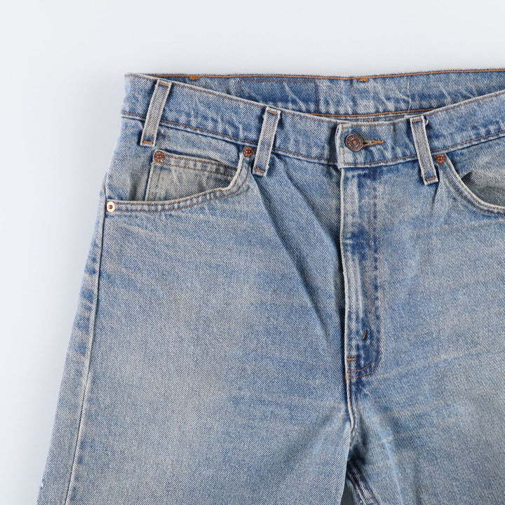 90'S Levi's 505 REGULAR FIT STRAIGHT LEG Orange Tab Tapered Denim Pants Men's W34 Vintage cotton blue type Vintage Second Hand