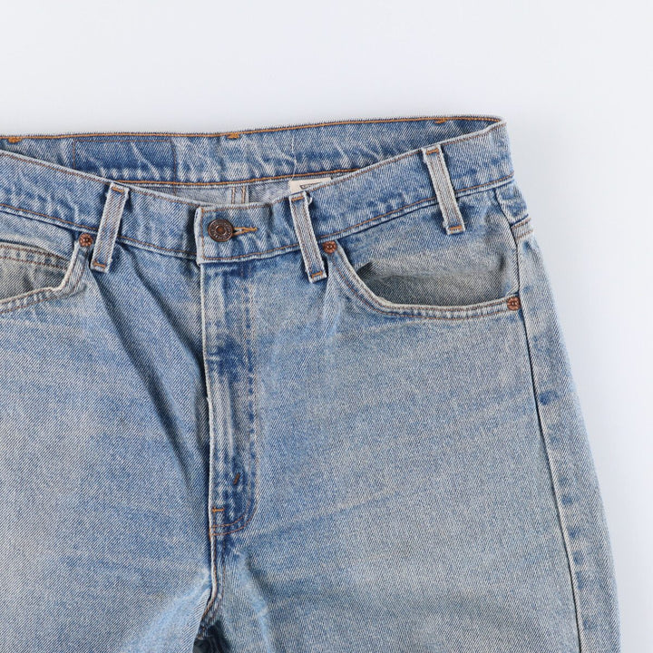 90'S Levi's 505 REGULAR FIT STRAIGHT LEG Orange Tab Tapered Denim Pants Men's W34 Vintage cotton blue type Vintage Second Hand
