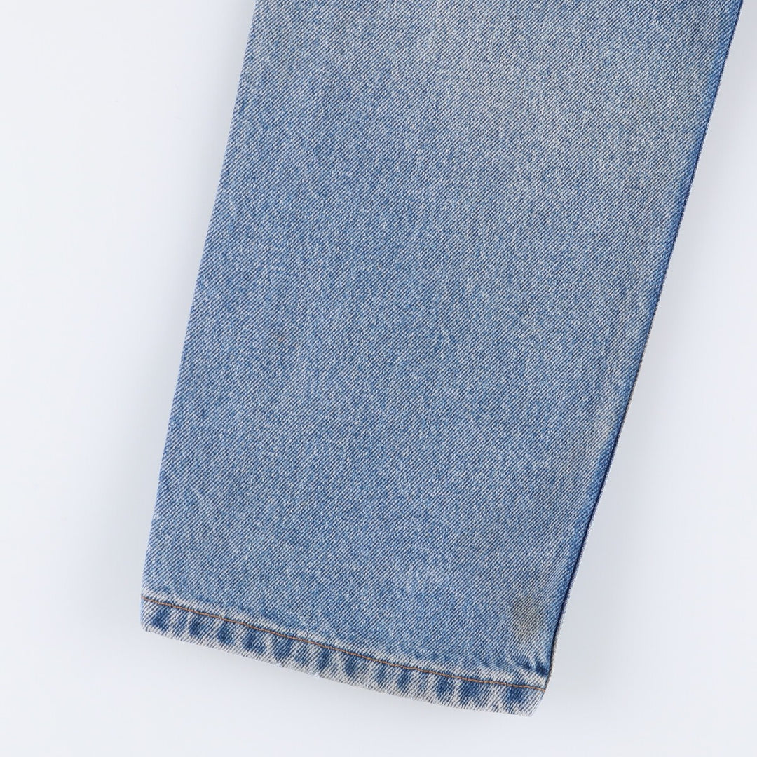 90'S Levi's 505 REGULAR FIT STRAIGHT LEG Orange Tab Tapered Denim Pants Men's W34 Vintage cotton blue type Vintage Second Hand