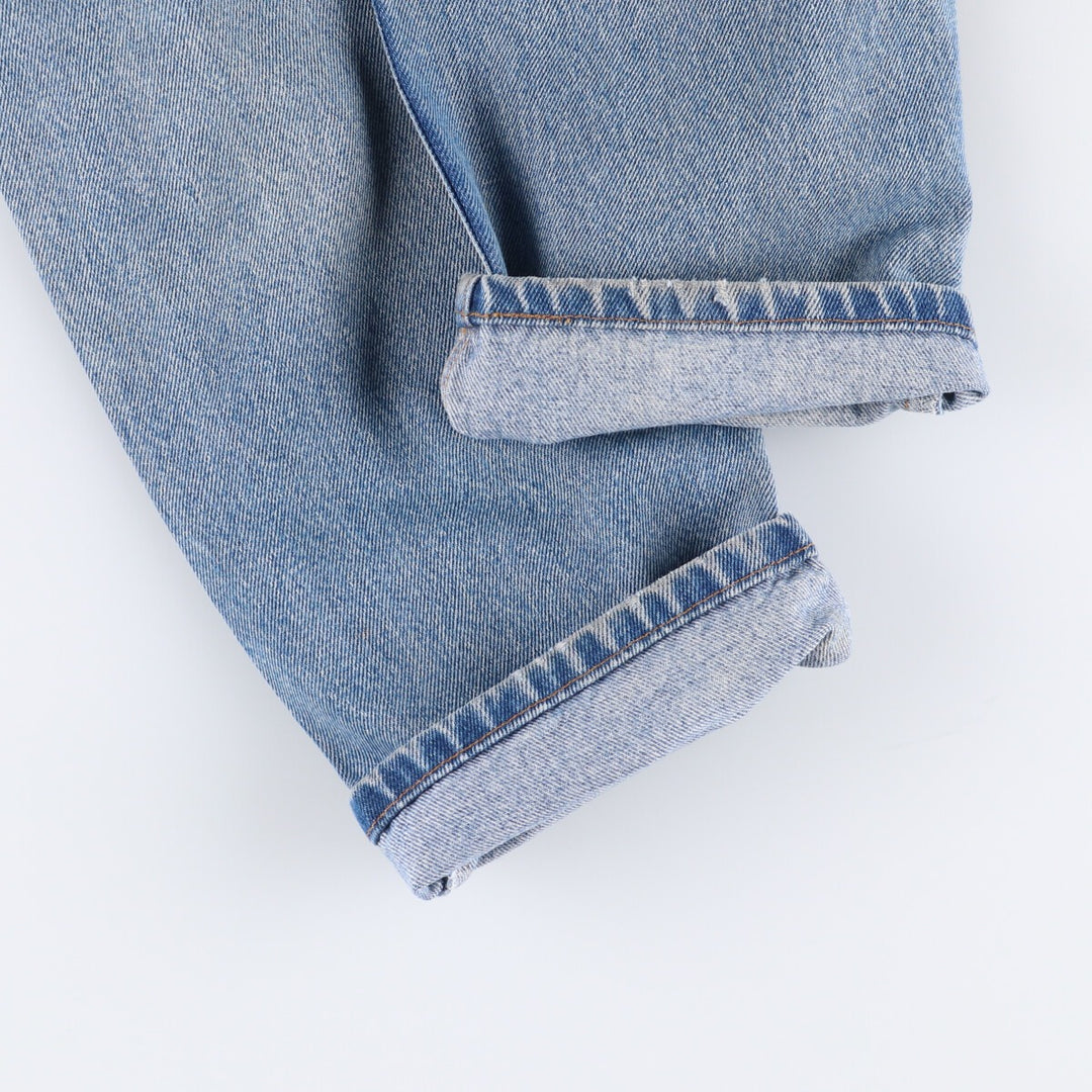 90'S Levi's 505 REGULAR FIT STRAIGHT LEG Orange Tab Tapered Denim Pants Men's W34 Vintage cotton blue type Vintage Second Hand