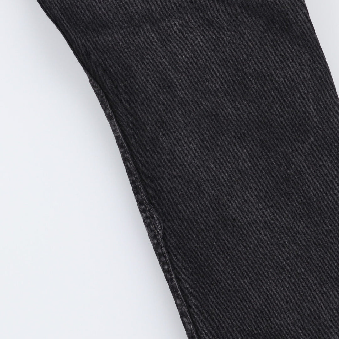 Levi's 505 Black Denim Tapered Denim Pants for Men, W32 equivalent cotton black type Vintage Second Hand