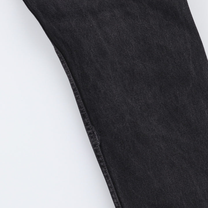 Levi's 505 Black Denim Tapered Denim Pants for Men, W32 equivalent cotton black type Vintage Second Hand