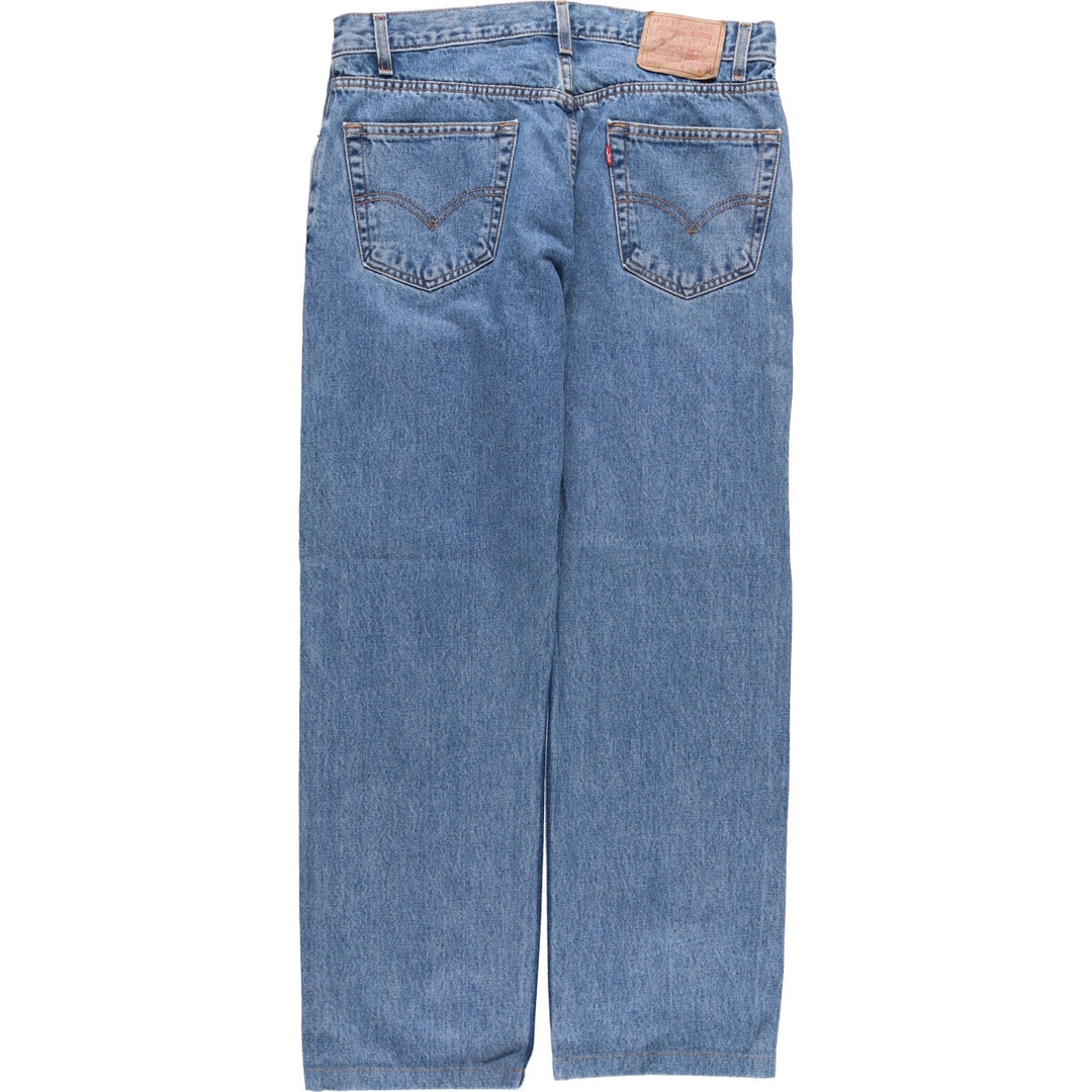 90'S Levi's 505 Regular Fit Straight Leg Tapered Denim Pants, Men's Size 36 cotton blue type Vintage Second Hand