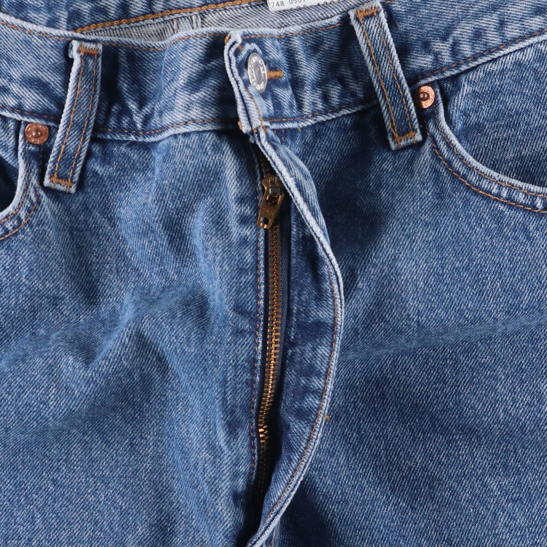90'S Levi's 505 Regular Fit Straight Leg Tapered Denim Pants, Men's Size 36 cotton blue type Vintage Second Hand