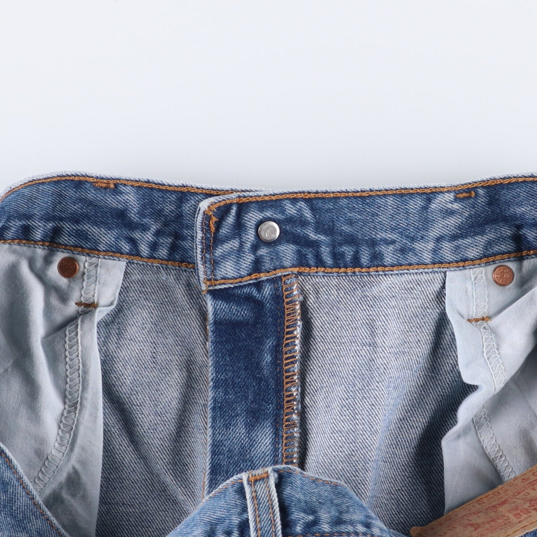 90'S Levi's 505 Regular Fit Straight Leg Tapered Denim Pants, Men's Size 36 cotton blue type Vintage Second Hand