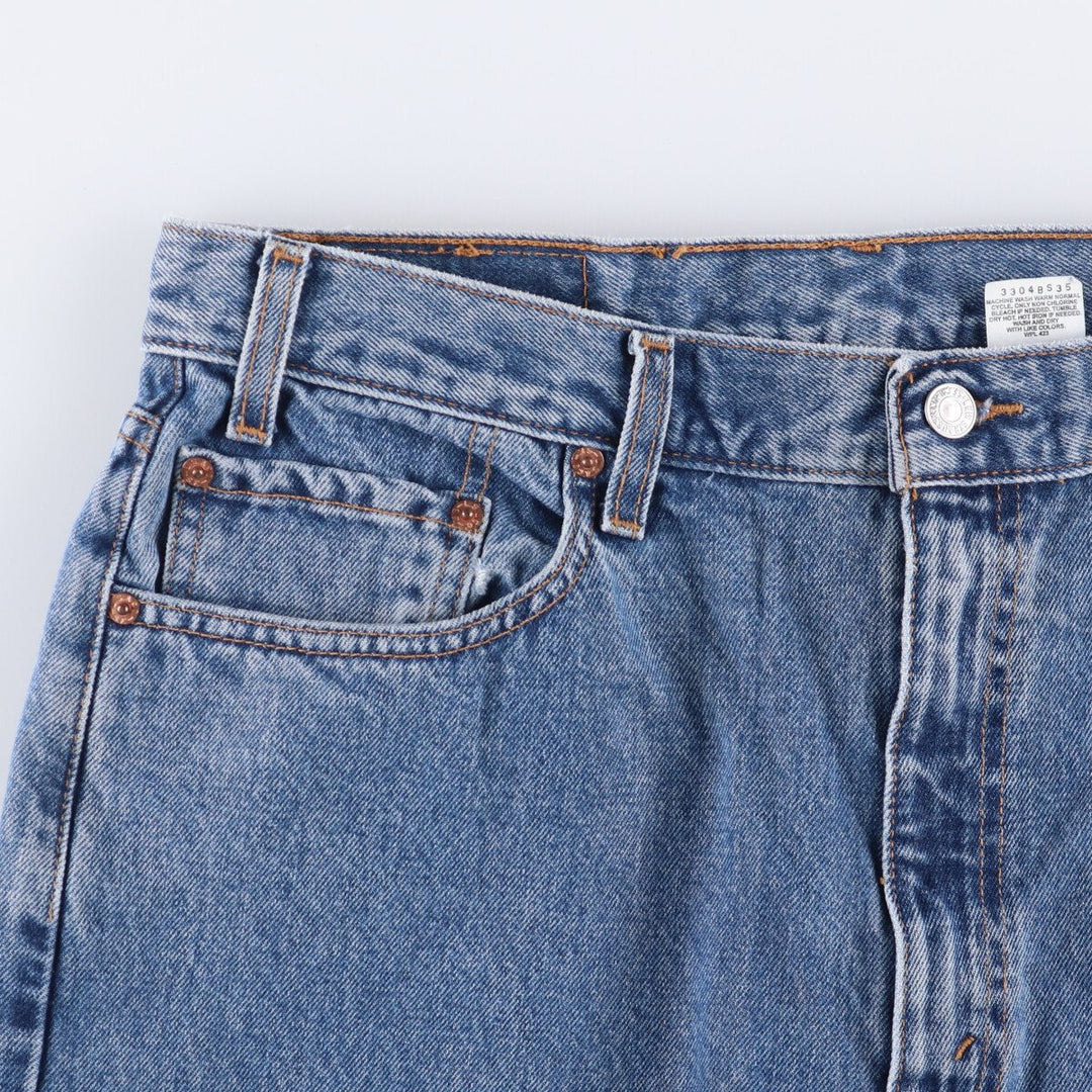 90'S Levi's 505 Regular Fit Straight Leg Tapered Denim Pants, Men's Size 36 cotton blue type Vintage Second Hand