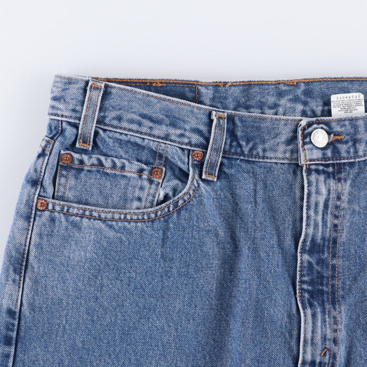 90'S Levi's 505 Regular Fit Straight Leg Tapered Denim Pants, Men's Size 36 cotton blue type Vintage Second Hand