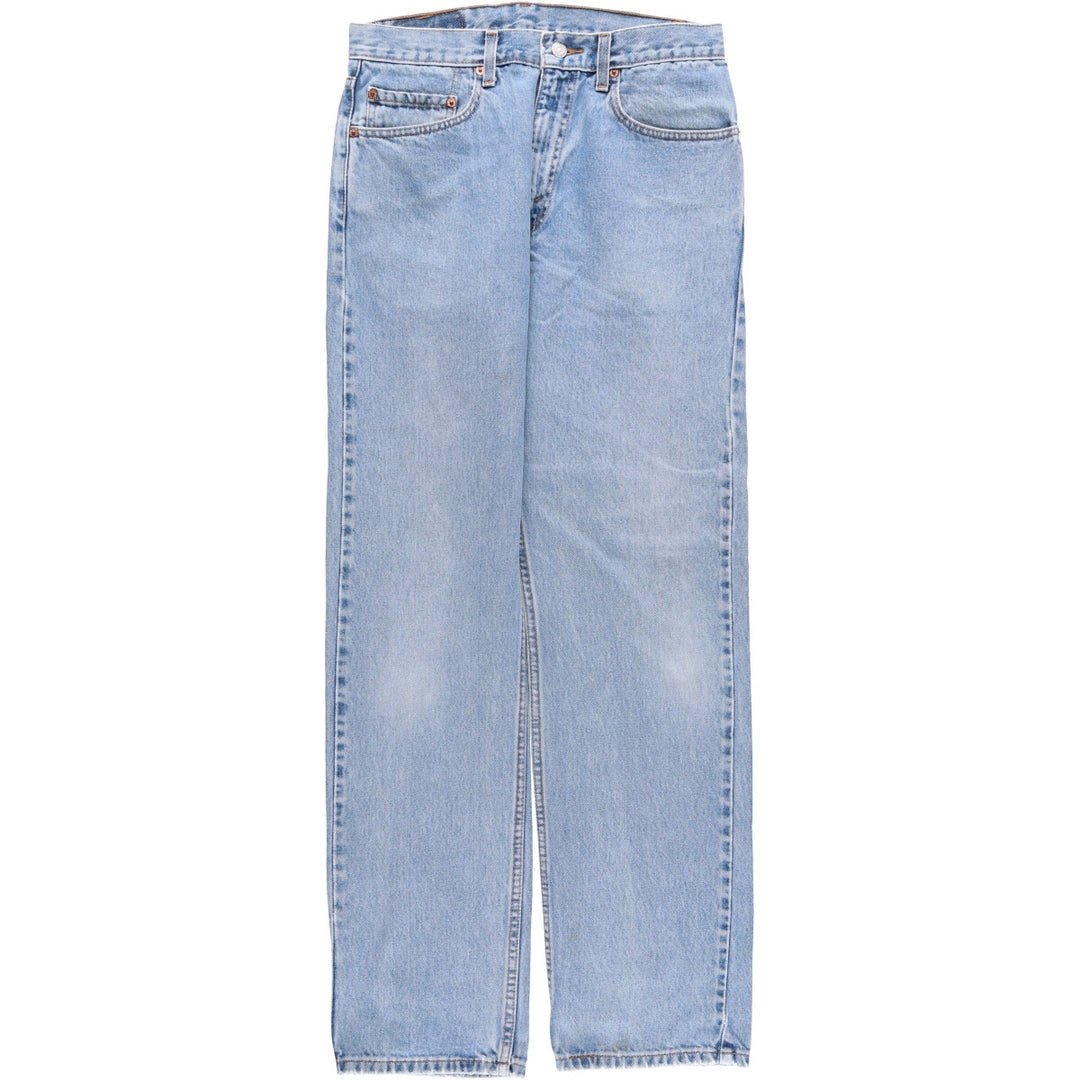00'S Levi's 505 REGULAR FIT STRAIGHT LEG tapered denim pants for men, W30 equivalent cotton blue type Vintage Second Hand