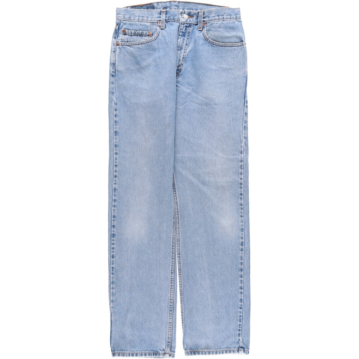 00'S Levi's 505 REGULAR FIT STRAIGHT LEG tapered denim pants for men, W30 equivalent cotton blue type Vintage Second Hand