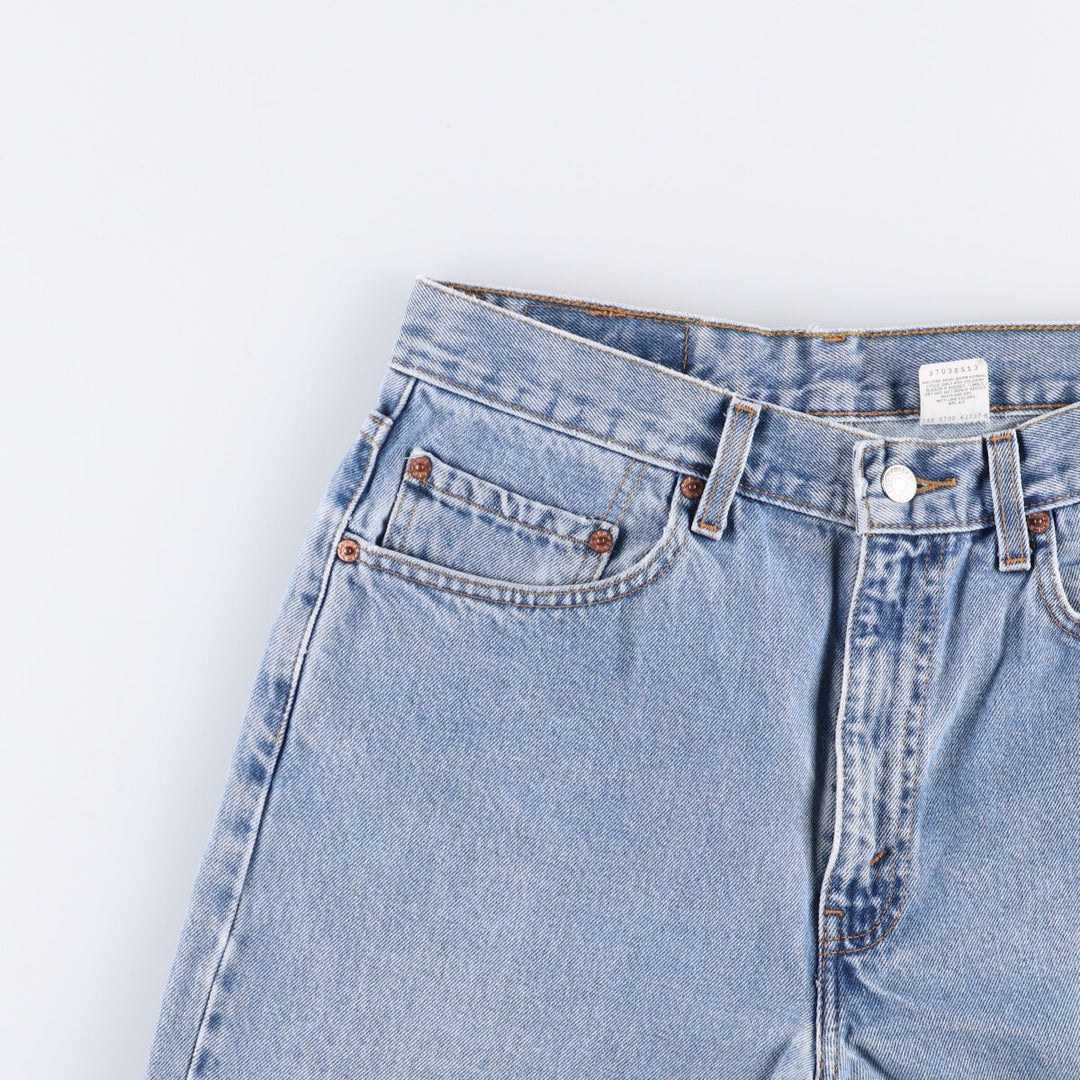 00'S Levi's 505 REGULAR FIT STRAIGHT LEG tapered denim pants for men, W30 equivalent cotton blue type Vintage Second Hand