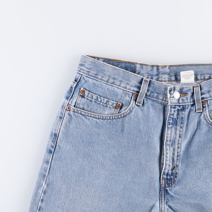 00'S Levi's 505 REGULAR FIT STRAIGHT LEG tapered denim pants for men, W30 equivalent cotton blue type Vintage Second Hand