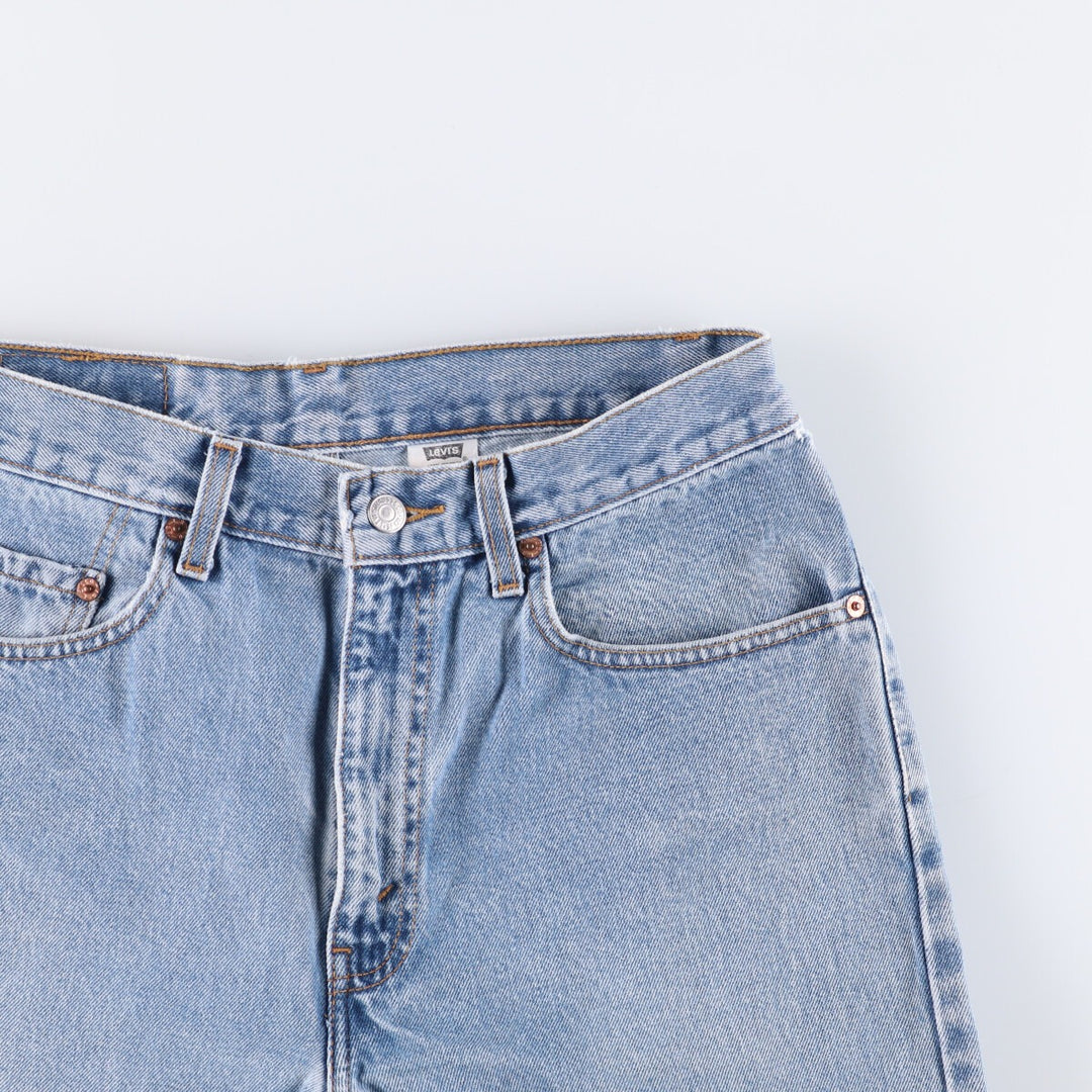 00'S Levi's 505 REGULAR FIT STRAIGHT LEG tapered denim pants for men, W30 equivalent cotton blue type Vintage Second Hand
