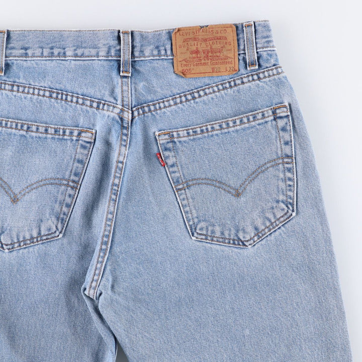 00'S Levi's 505 REGULAR FIT STRAIGHT LEG tapered denim pants for men, W30 equivalent cotton blue type Vintage Second Hand