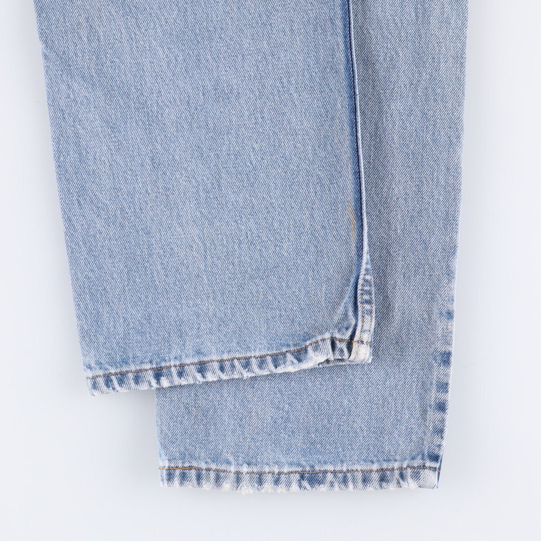 00'S Levi's 505 REGULAR FIT STRAIGHT LEG tapered denim pants for men, W30 equivalent cotton blue type Vintage Second Hand