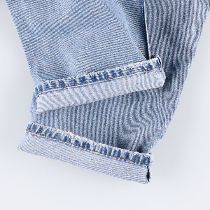 00'S Levi's 505 REGULAR FIT STRAIGHT LEG tapered denim pants for men, W30 equivalent cotton blue type Vintage Second Hand